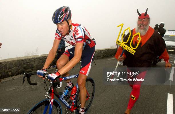 Tour De France, Stage 15, Voiture Balai, Merckx Axel /Bagneres-De-Bigorre - Luz-Ardiden , Ronde Van Frankrijk 2003 , 100 Ans, Jaar, Year , Tdf,...