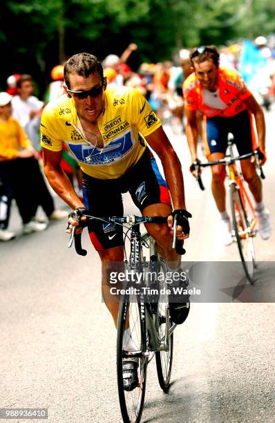 Tour De France, Stage 15, Armstrong Lance, Maillot Jaune, Yellow Jersey, Gele Trui, Mayo Iban, Bagneres-De-Bigorre - Luz-Ardiden , Ronde Van...