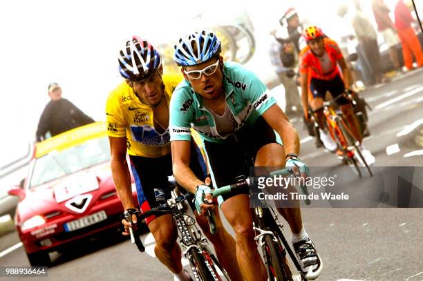 Tour De France, Stage 15, Ullrich Jan, Armstrong Lance, Maillot Jaune, Yellow Jersey, Gele Trui, Mayo Iban, Bagneres-De-Bigorre - Luz-Ardiden , Ronde...