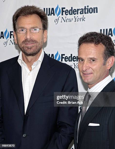 Of Warner Music Group Edgar Bronfman Jr. And Charles Goldstuck. President and COO of BMG North America, at the UJA-Federation of New York's 2008...