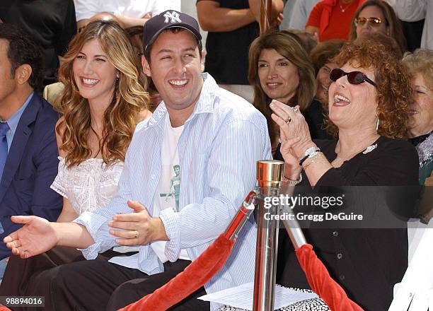 Adam Sandler , wife Jackie Sandler and mom Judy Sandler