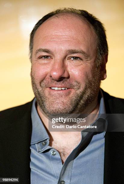 Actor James Gandolfini attends the 21st Annual Dusty Film and Animation Awards at SVA Theater on May 6, 2010 in New York City.