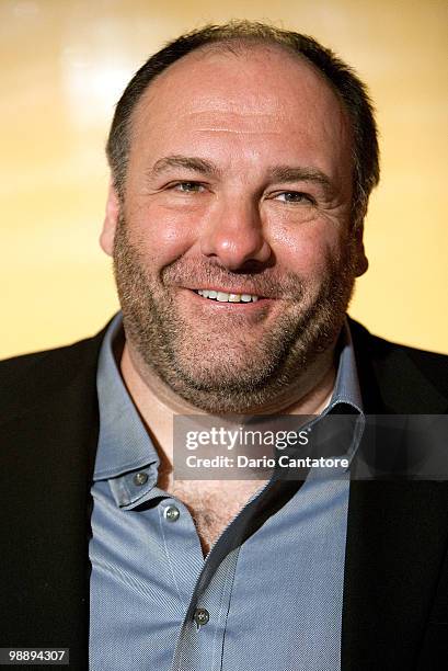 Actor James Gandolfini attends the 21st Annual Dusty Film and Animation Awards at SVA Theater on May 6, 2010 in New York City.