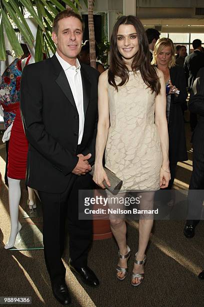 David Colbert and actress Rachel Weisz attend the 2010 NYDG Foundation's Rx Haiti Benefit Gala and Auction at The Greenhouse at Scholastic on May 6,...