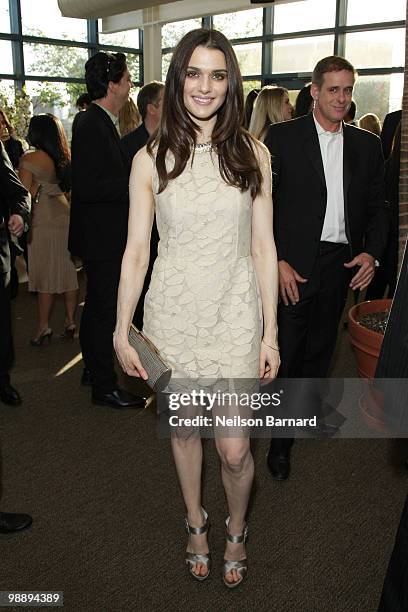 Actress Rachel Weisz attends the 2010 NYDG Foundation's Rx Haiti Benefit Gala and Auction at The Greenhouse at Scholastic on May 6, 2010 in New York...