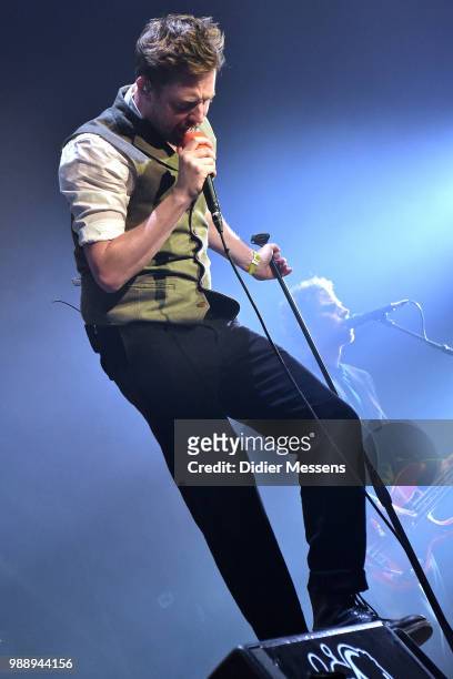 Ricky Wilson of Kaiser Chiefs performs at Rock Zottegem on June 29, 2018 in Zottegem, Belgium.
