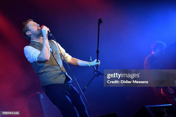 Ricky Wilson of Kaiser Chiefs performs at Rock Zottegem on June 29, 2018 in Zottegem, Belgium.