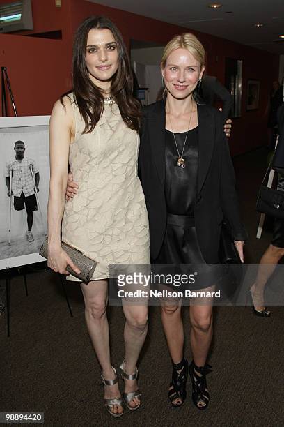 Actors Rachel Weisz and Naomi Watts attend the 2010 NYDG Foundation's Rx Haiti Benefit Gala and Auction at The Greenhouse at Scholastic on May 6,...