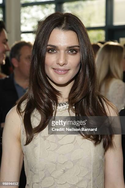 Actress Rachel Weisz attends the 2010 NYDG Foundation's Rx Haiti Benefit Gala and Auction at The Greenhouse at Scholastic on May 6, 2010 in New York...
