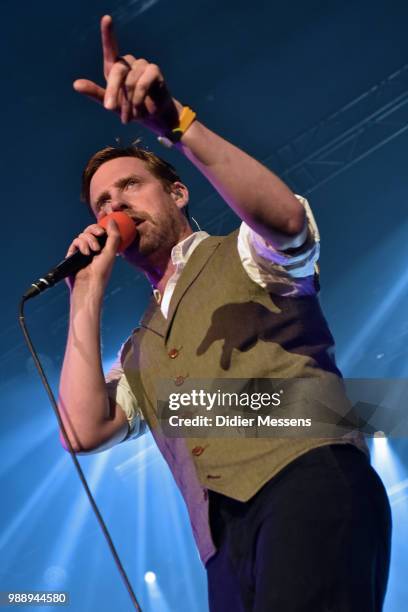 Ricky Wilson of Kaiser Chiefs performs at Rock Zottegem on June 29, 2018 in Zottegem, Belgium.