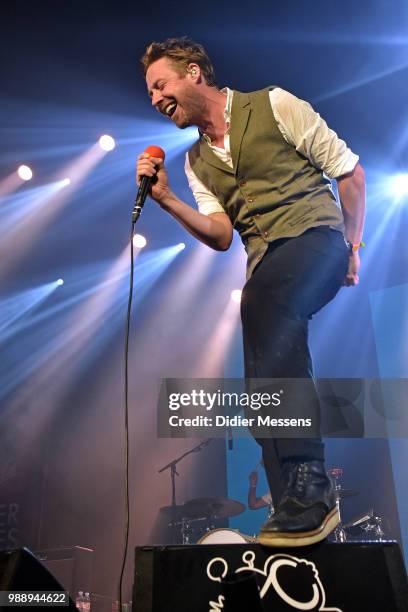 Ricky Wilson of Kaiser Chiefs performs at Rock Zottegem on June 29, 2018 in Zottegem, Belgium.