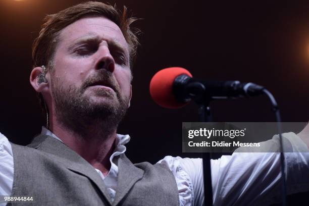 Ricky Wilson of Kaiser Chiefs performs at Rock Zottegem on June 29, 2018 in Zottegem, Belgium.