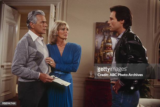 The Heiress"Episode Title" which aired on May 8, 1985. JOHN FORSYTHE;LINDA EVANS;MICHAEL NADER