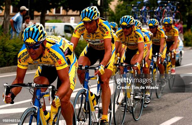 Giro D'Italia 2003 /Team Equipe Ploeg Mercatone Uno, Conti Roberto, Fontanelli Fabiano, Stage 16 : Arco - Pavia, Ronde Van Italie, Tour Of Italy,