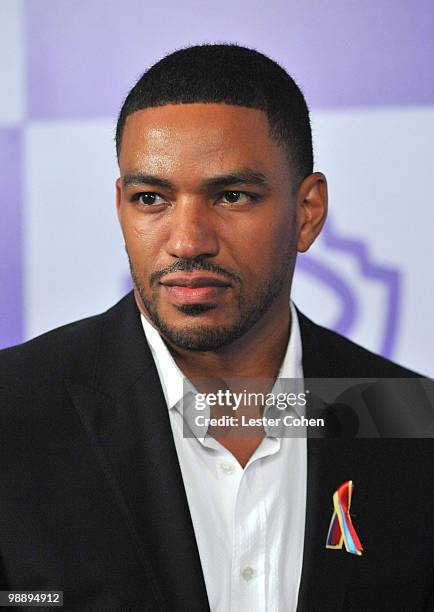 Actor Laz Alonso attends the InStyle and Warner Bros. 67th Annual Golden Globes post party held at the Oasis Courtyard at The Beverly Hilton Hotel on...