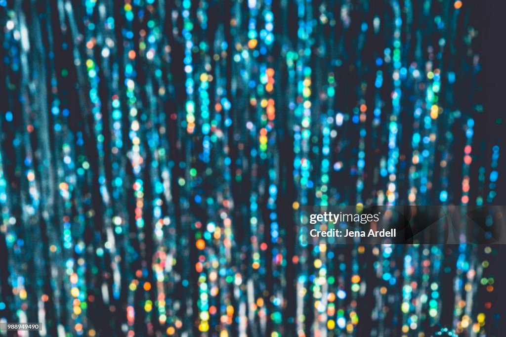 Party Decoration Background, Abstract Background, Silver Tinsel Background, Glitter Background