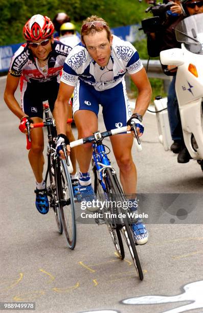 Giro D'Italia 2003 /Kirchen Kim, Caucchioli Pietro, Stage 19 : Canelli - Cascata Del Toce Formazza , Ronde Van Italie, Tour Of Italy,