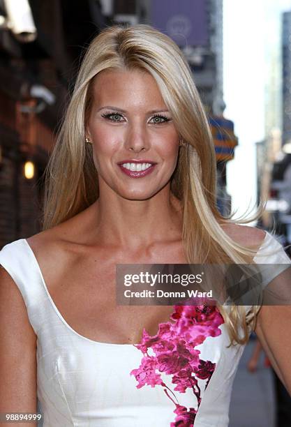 Beth Ostrosky Stern visits "Late Show With David Letterman" at the Ed Sullivan Theater on May 6, 2010 in New York City.