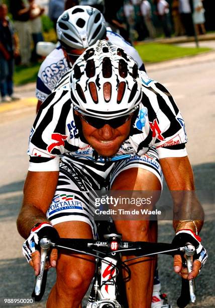 Giro D'Italia 2003 /Lombardi Giovanni, Velo Marco /Stage 20 : Cannobio - Cantu , Ronde Van Italie, Tour Of Italy,