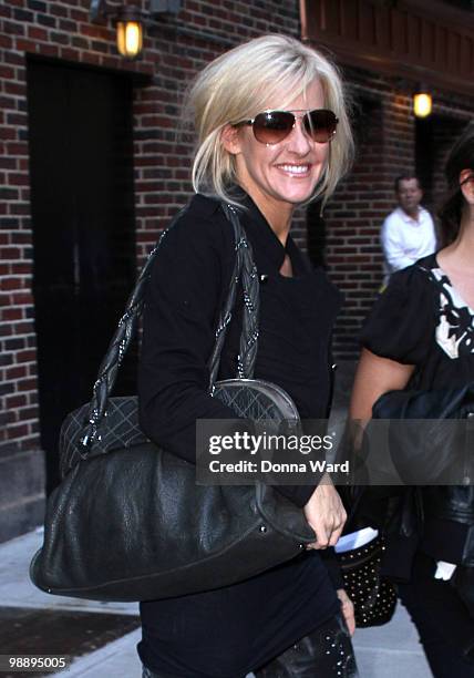 Emily Robison of Courtyard Hounds visits "Late Show With David Letterman" at the Ed Sullivan Theater on May 6, 2010 in New York City.