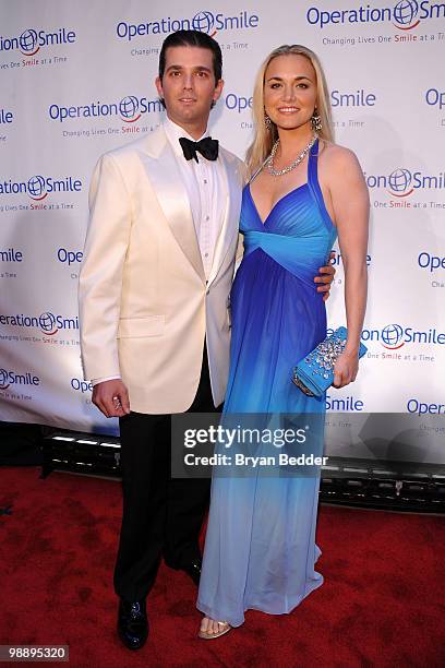 Donald Trump Jr. And Vanessa Trump attend the 2010 Operation Smile annual gala at Cipriani, Wall Street on May 6, 2010 in New York City.