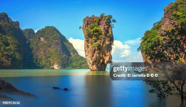 dream james bond island - liberia stock pictures, royalty-free photos & images