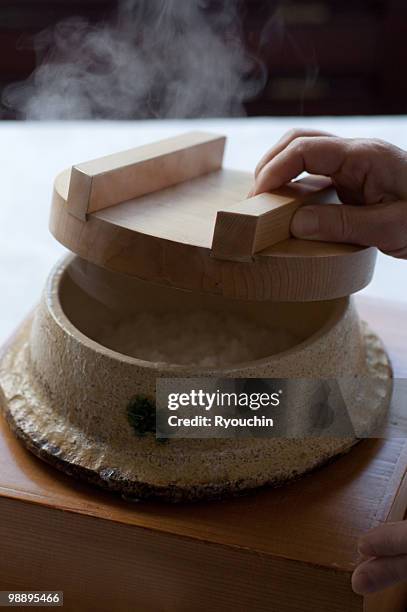 cooking setting up - makrobiotik stock-fotos und bilder