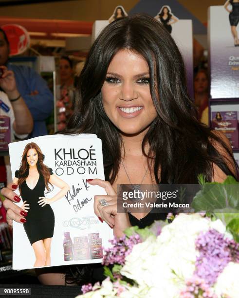 Khloe Kardashian makes a QuickTrim in-store appearance on May 6, 2010 in Sherman Oaks, California.