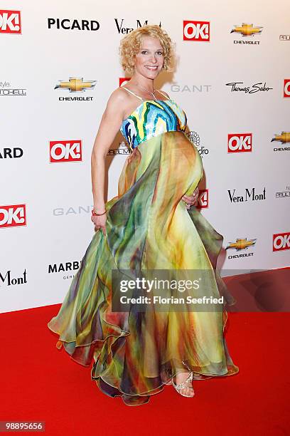 Actress Heike Kloss attends the 'OK Style Award 2010' at the british embassy on May 6, 2010 in Berlin, Germany.