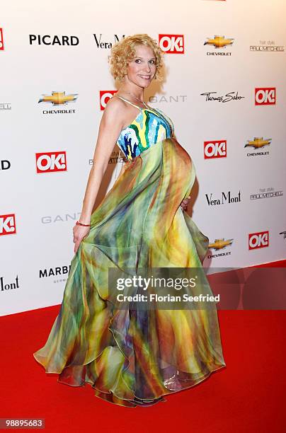 Actress Heike Kloss attends the 'OK Style Award 2010' at the british embassy on May 6, 2010 in Berlin, Germany.