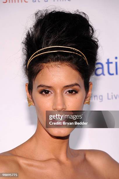 Model Jaslene Gonzalez attends the 2010 Operation Smile annual gala at Cipriani, Wall Street on May 6, 2010 in New York City.