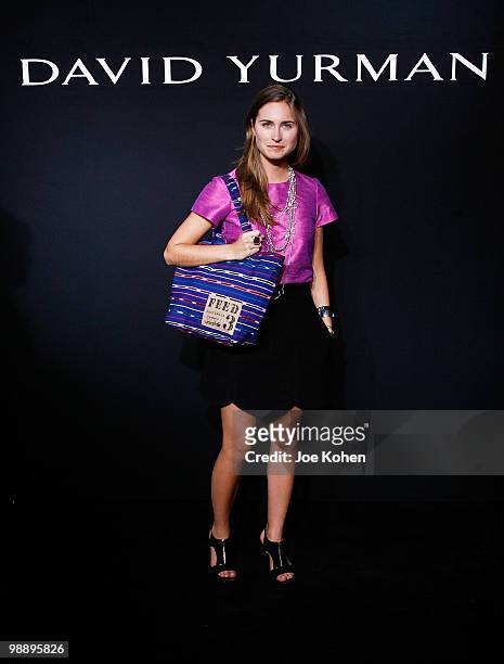 Model Lauren Bush attends the 30th Anniversary celebration cocktail reception with Rebirth of NYC Flagship hosted by David Yurman and in partnership...