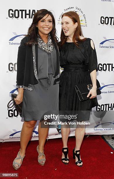 Television personality Rachael Ray and actress Julianne Moore attend the 2010 Comedy for a Cure to benefit the Tuberous Sclerosis Alliance at...