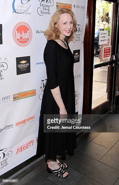 Actress Jan Maxwell attends the 2010 Drama Desk Award nominees cocktail reception at Churrascaria Plataforma on May 6, 2010 in New York City.