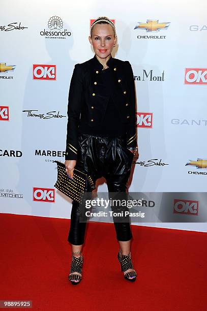 Natascha Ochsenknecht attends the 'OK! Style Award 2010' at the British embassy on May 6, 2010 in Berlin, Germany.