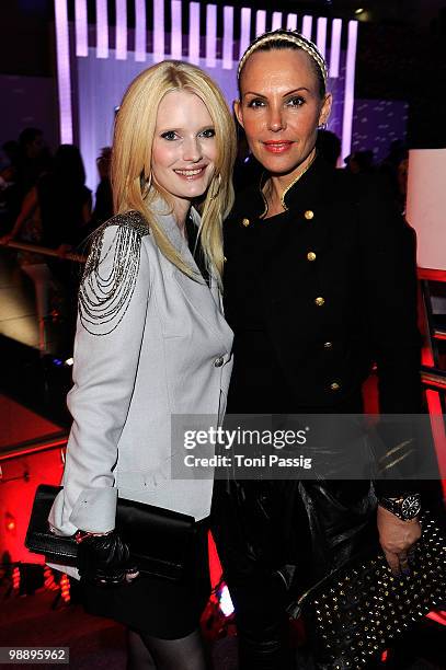 Mirja du Mont and Natascha Ochsenknecht attend the 'OK! Style Award 2010' at the British embassy on May 6, 2010 in Berlin, Germany.