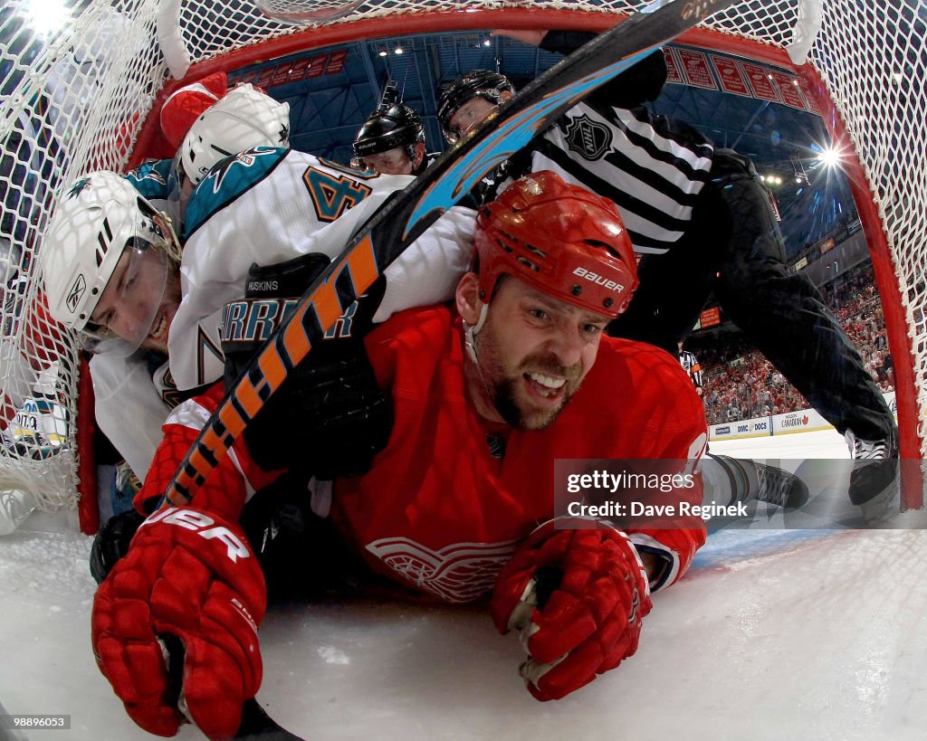 San Jose Sharks v Detroit Red Wings - Game Four
