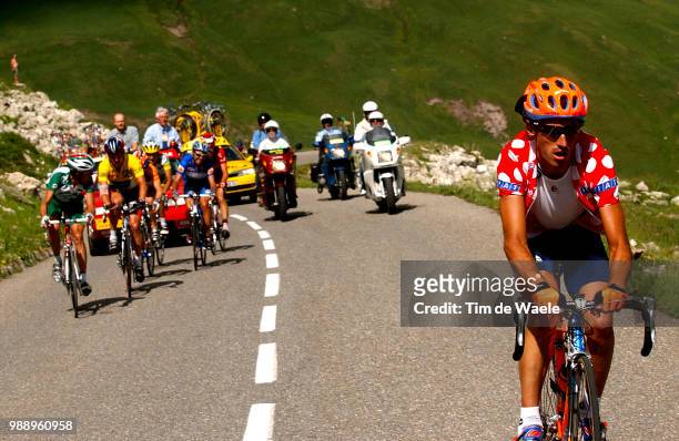 Criterium Dauphine Libere 2003, Mayo Iban, Moreau Christophe, Armstrong Lance, Mancebo Francisco, Stage 6 : Challes-Les-Eaux - Briancon , Etape, Rit,