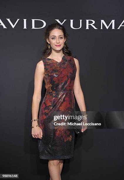 Actress Emmy Rossum attends the David Yurman 30th Anniversary celebration at David Yurman Madison Avenue on May 6, 2010 in New York City.