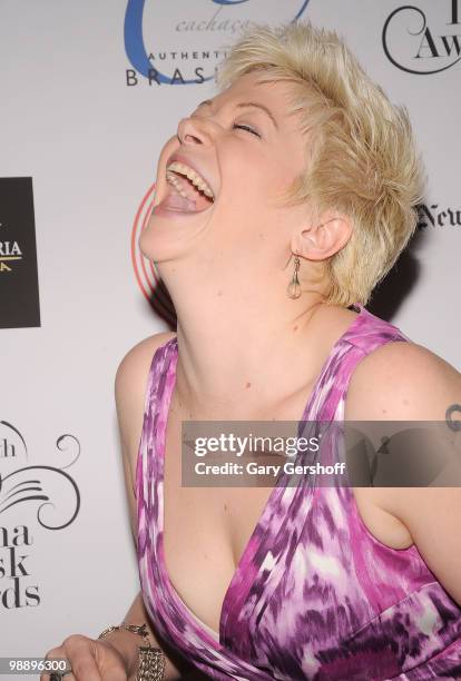 Actress Carrie Cimma attends the 2010 Drama Desk Award nominees cocktail reception at Churrascaria Plataforma on May 6, 2010 in New York City.