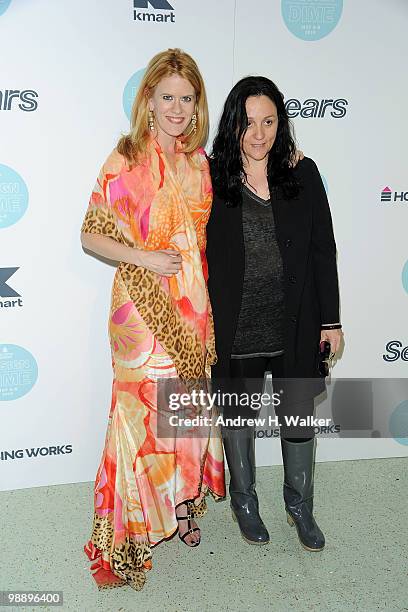 Alex McCord and Kelly Cutrone attend the 6th Annual Housing Works Design on a Dime charity shopping event at the Metropolitan Pavilion on May 6, 2010...