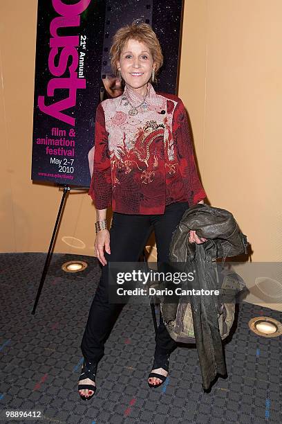 Nancy Schreiber attends the 21st Annual Dusty Film and Animation Awards at SVA Theater on May 6, 2010 in New York City.