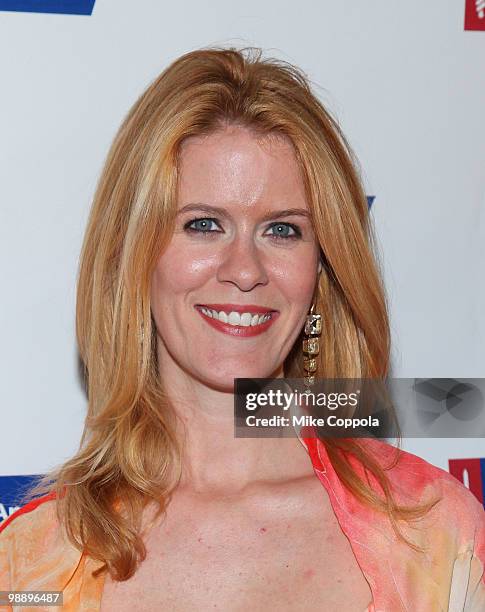 Television personality Alex McCord attends The American Cancer Society's 2010 Pink and Black Tie Gala at Steiner Studios on May 6, 2010 in the...