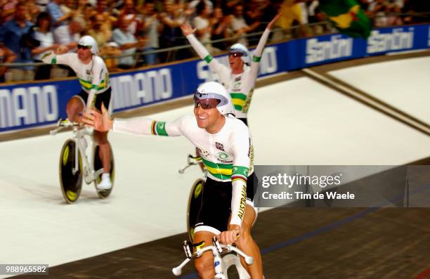 World Track Championships 2003, Men'S Team Pursuit1St And New World Record Team Equipe Australia Australie, Brown Graemeroberts Lukelancaster...