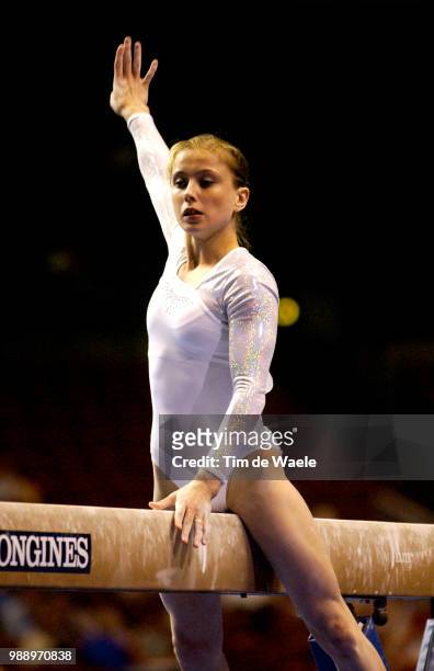World Championships 2003 /Zamolodchikova Elena, Rus, Balance Beam, Poutre, Women Qualification, Qualifications Femmes Championat Du Monde...
