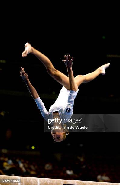 World Championships 2003 /Khorkina Svetlana , Rus, Balance Beam, Poutre, Women Qualification, Qualifications Femmes Championat Du Monde Gymnastique,...