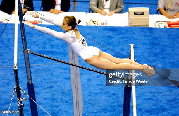 World Championships 2003 /Zamolodchikova Elena, Rus, Uneven Bars, Barres Asymetriques, Women Qualification, Qualifications Femmes Championat Du Monde...