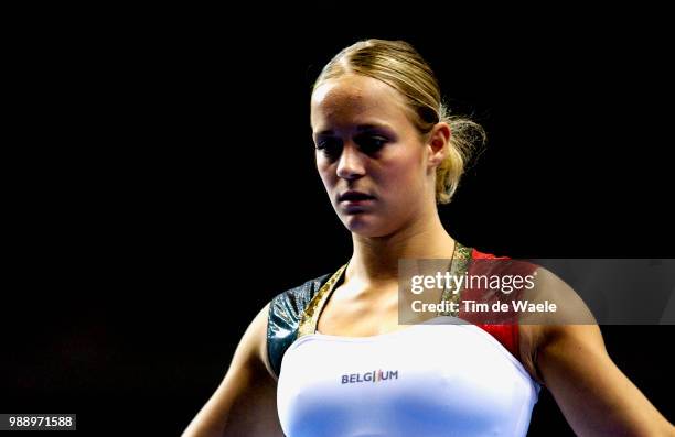 World Championships 2003, Sohet Celine, Bel, Balance Beam, Poutre, Women Qualification, Qualifications Femmes Championat Du Monde Gymnastique,...