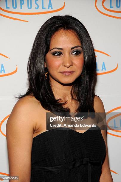 Actress Parminder Nagra arrives at the 2010 Lupus LA Orange Ball at the Beverly Wilshire Four Seasons Hotel on May 6, 2010 in Beverly Hills,...