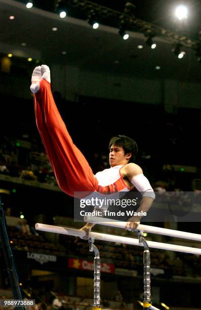 World Championships 2003 /Tomita Hiroyuki, Jpn, Parallel Bars, Barres Paralleles, Men Team Final, Finale Equipes Hommes, Championat Du Monde...